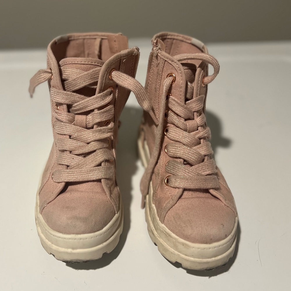 H&M Pink High-Top Kids Boots